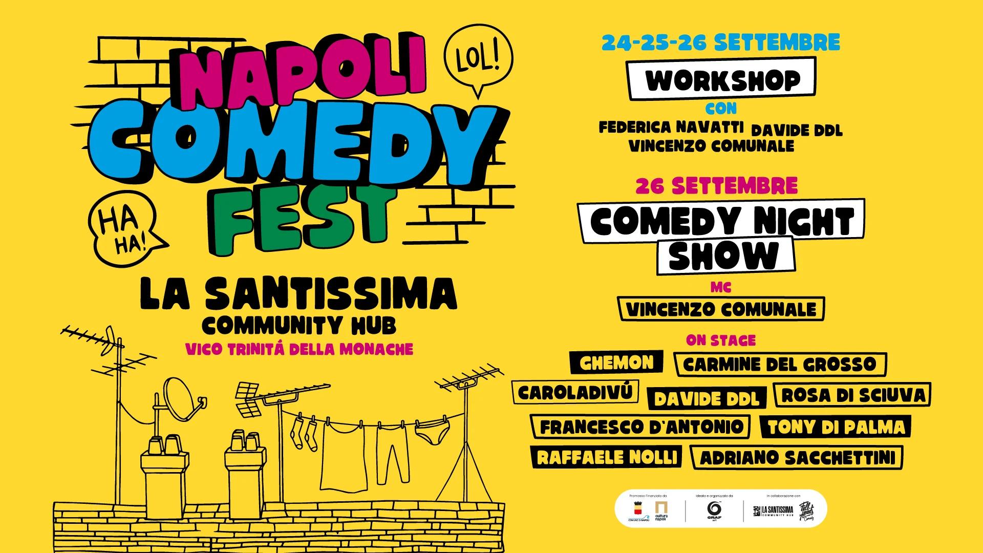 Locandina Napoli Comedy Fest 2026